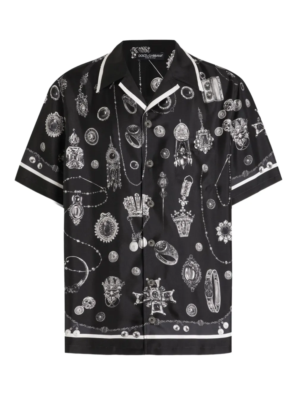 Dolce & Gabbana Camicia con stampa - Nero