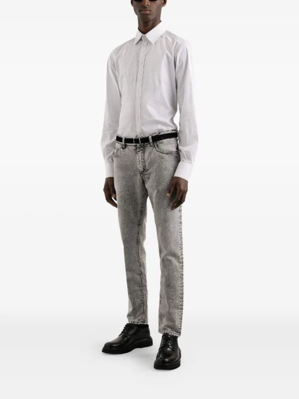 micro dot dress shirt Leeward Dress Shirt