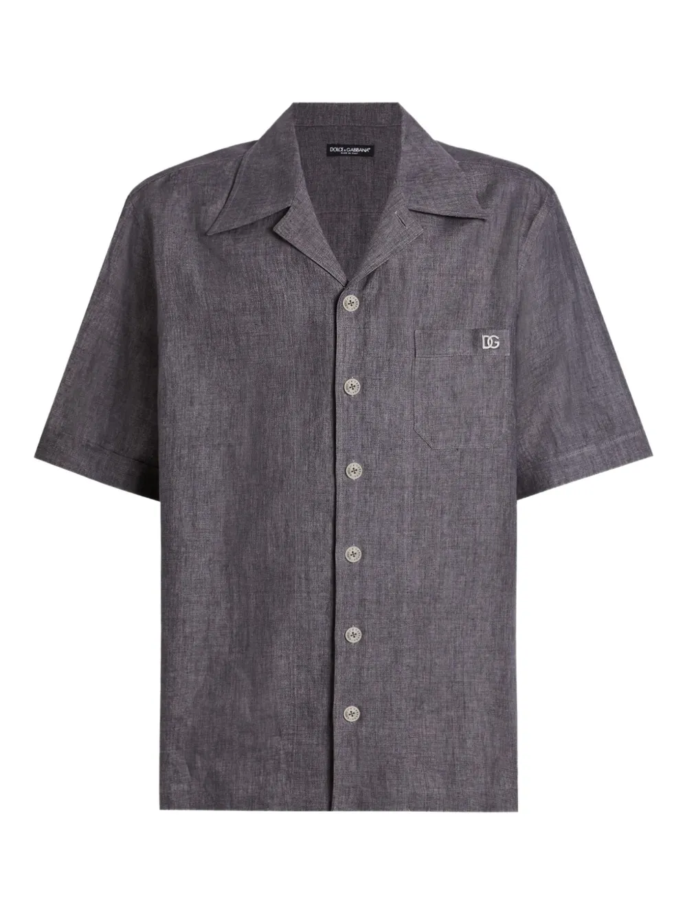 Dolce & Gabbana Linnen overhemd Grijs