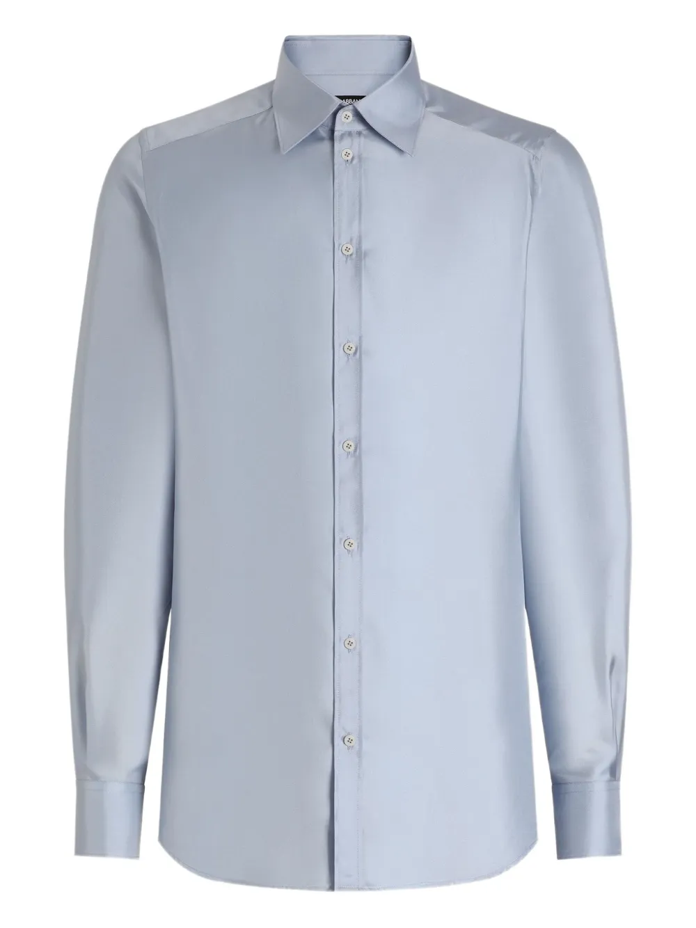 Dolce & Gabbana Camicia in seta a maniche lunghe - Blu