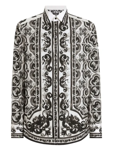 Dolce & Gabbana Majolica-print Martini shirt