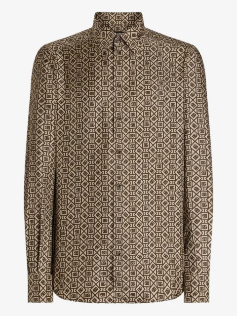Dolce & Gabbana geometric-pattern shirt