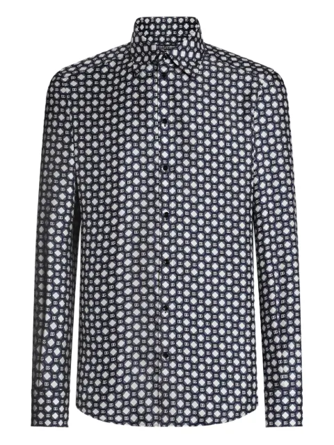 Dolce & Gabbana camisa con estampado geométrico
