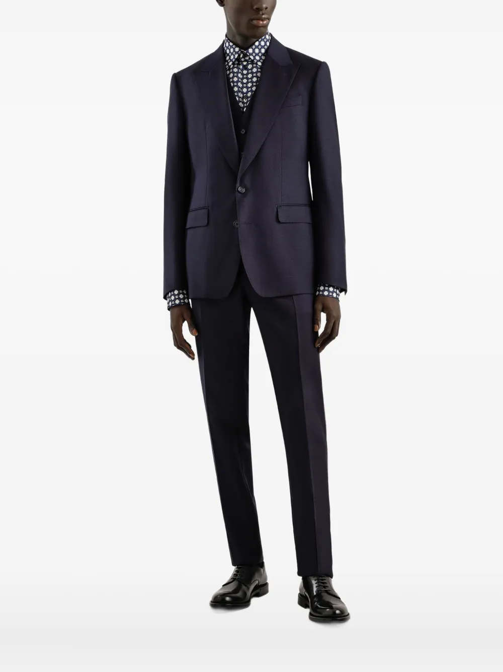 Dolce & Gabbana Overhemd met geometrische print - Blauw