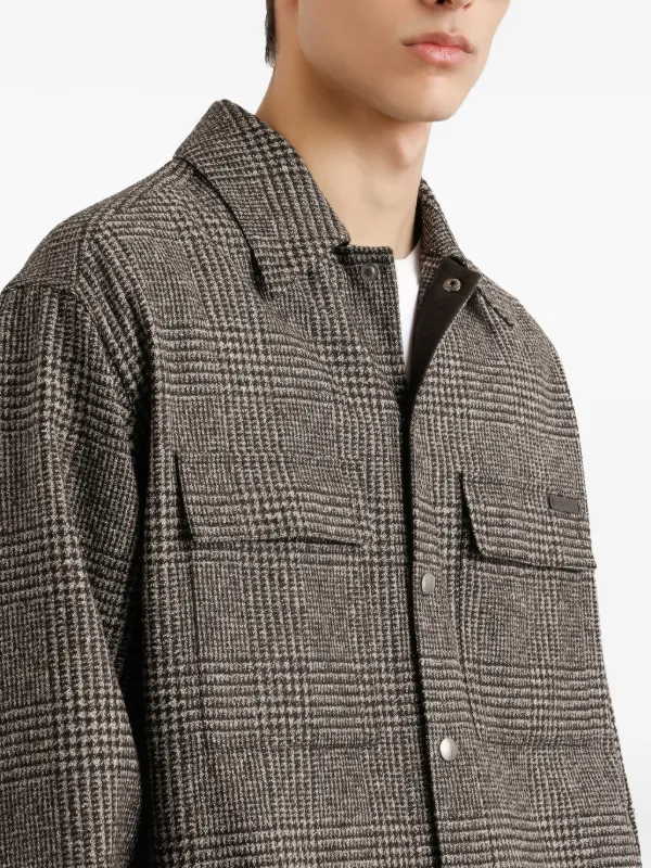 Dolce & Gabbana check-pattern Pocket Shirt | Brown | FARFETCH