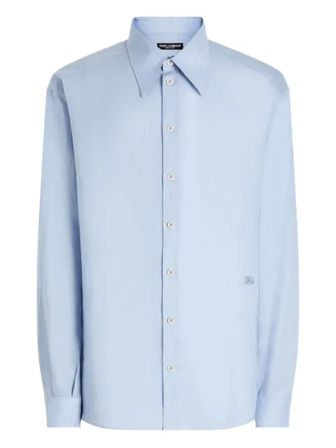 Dolce & Gabbana tailored linen shirt