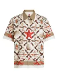 Dolce & Gabbana shell-print Hawaii shirt - White