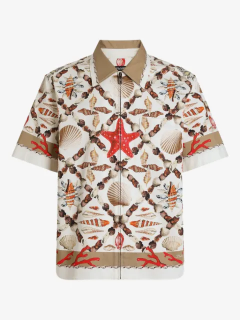 Dolce & Gabbana Camicia Hawaii con stampa