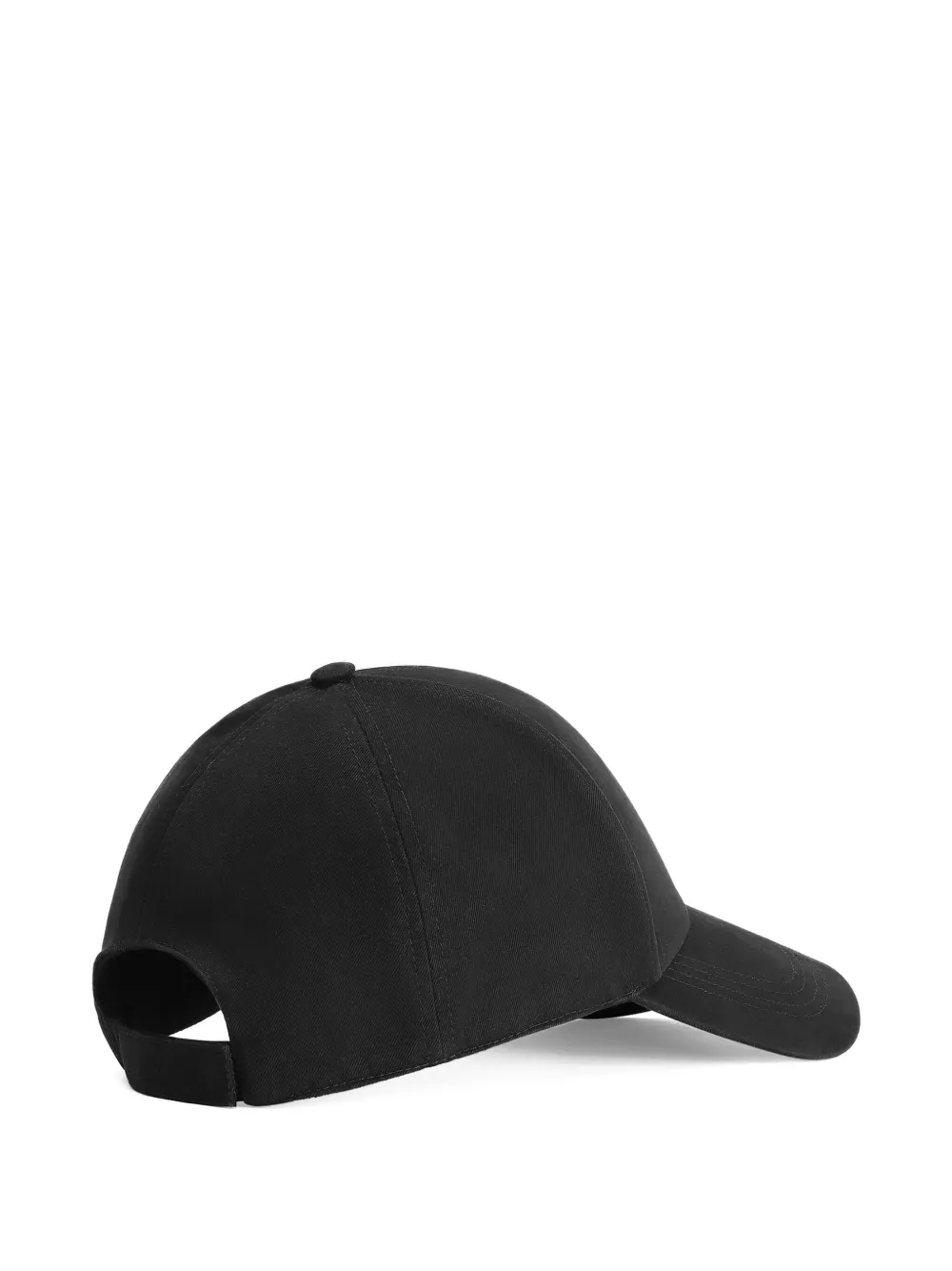 Dolce & Gabbana Honkbalpet met geborduurd logo - Zwart