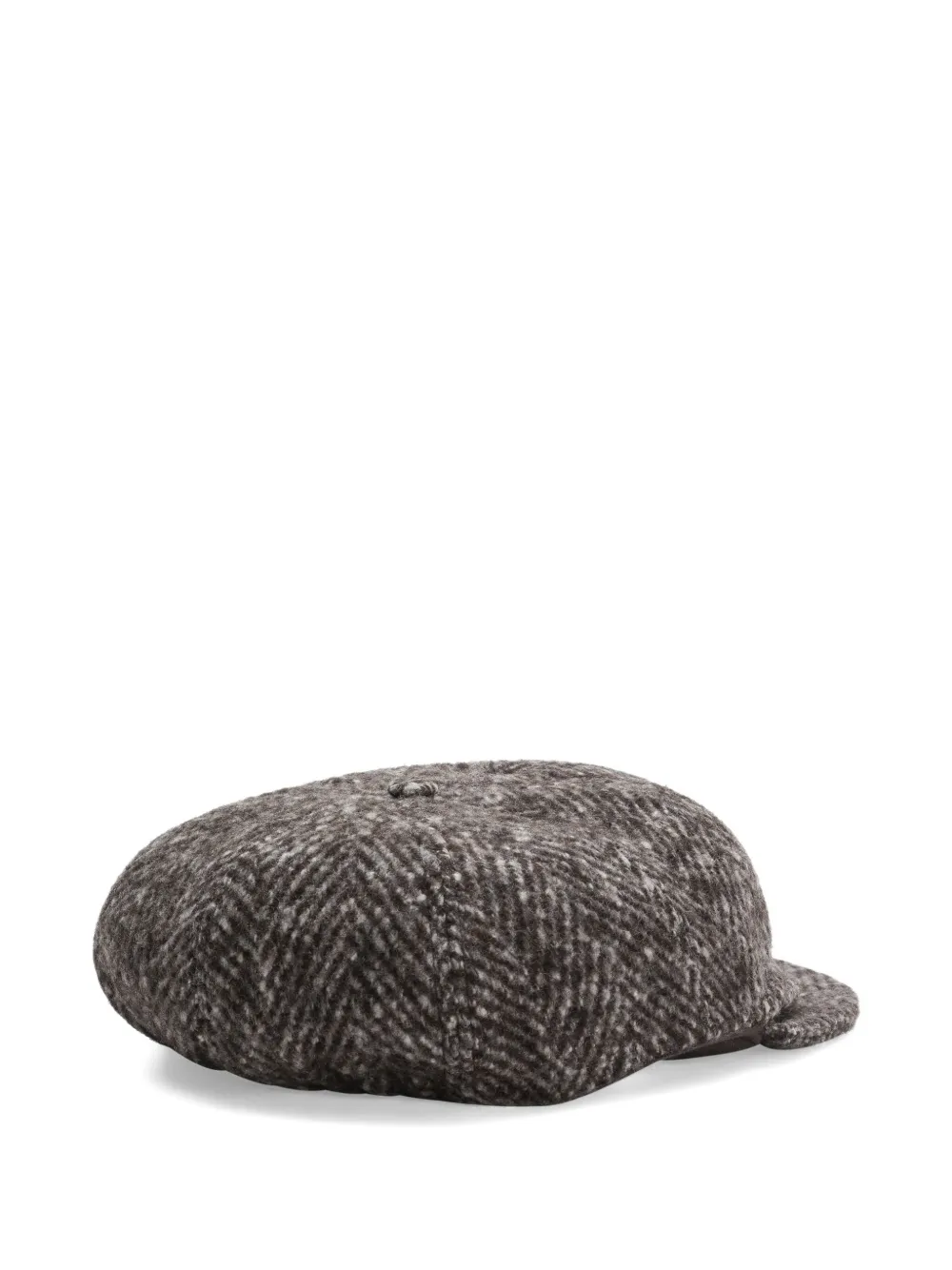 Dolce & Gabbana Hoed met visgraatpatroon - Bruin