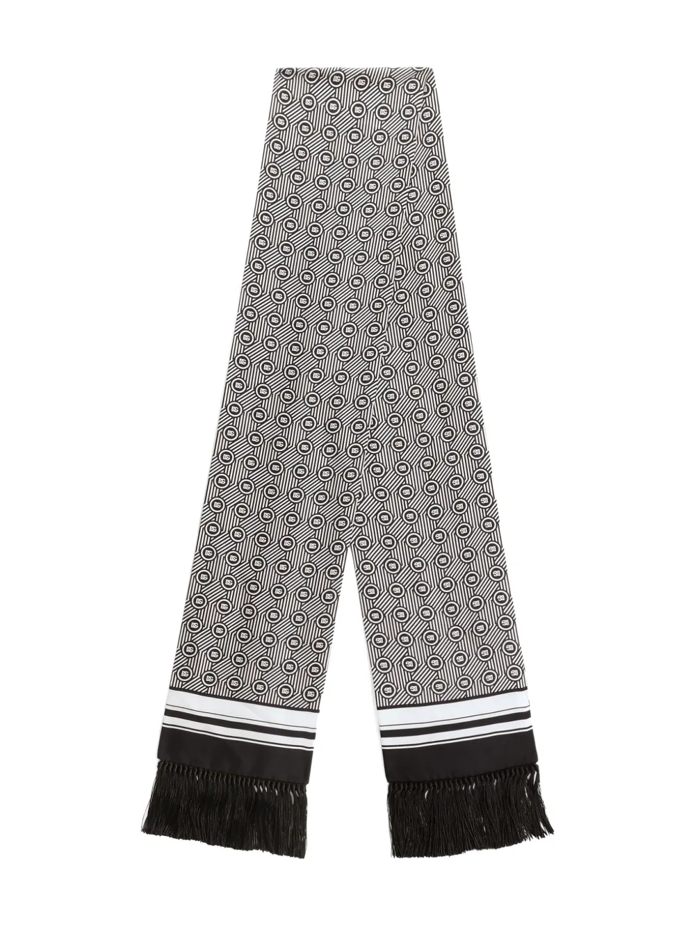 Dolce & Gabbana Sjaal met geometrische print Zwart