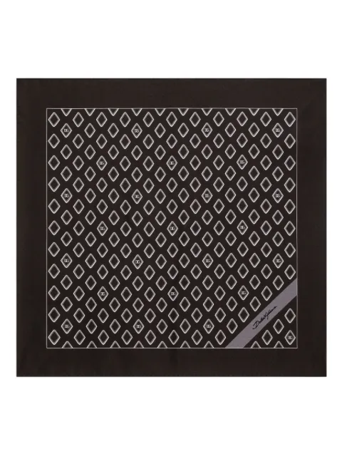 Dolce & Gabbana geometric-pattern scarf