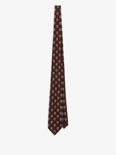 Dolce & Gabbana Jacquard tie with heraldic shields