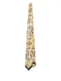 Dolce & Gabbana shell-print silk tie - Yellow