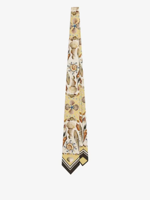 Dolce & Gabbana shell-print silk tie