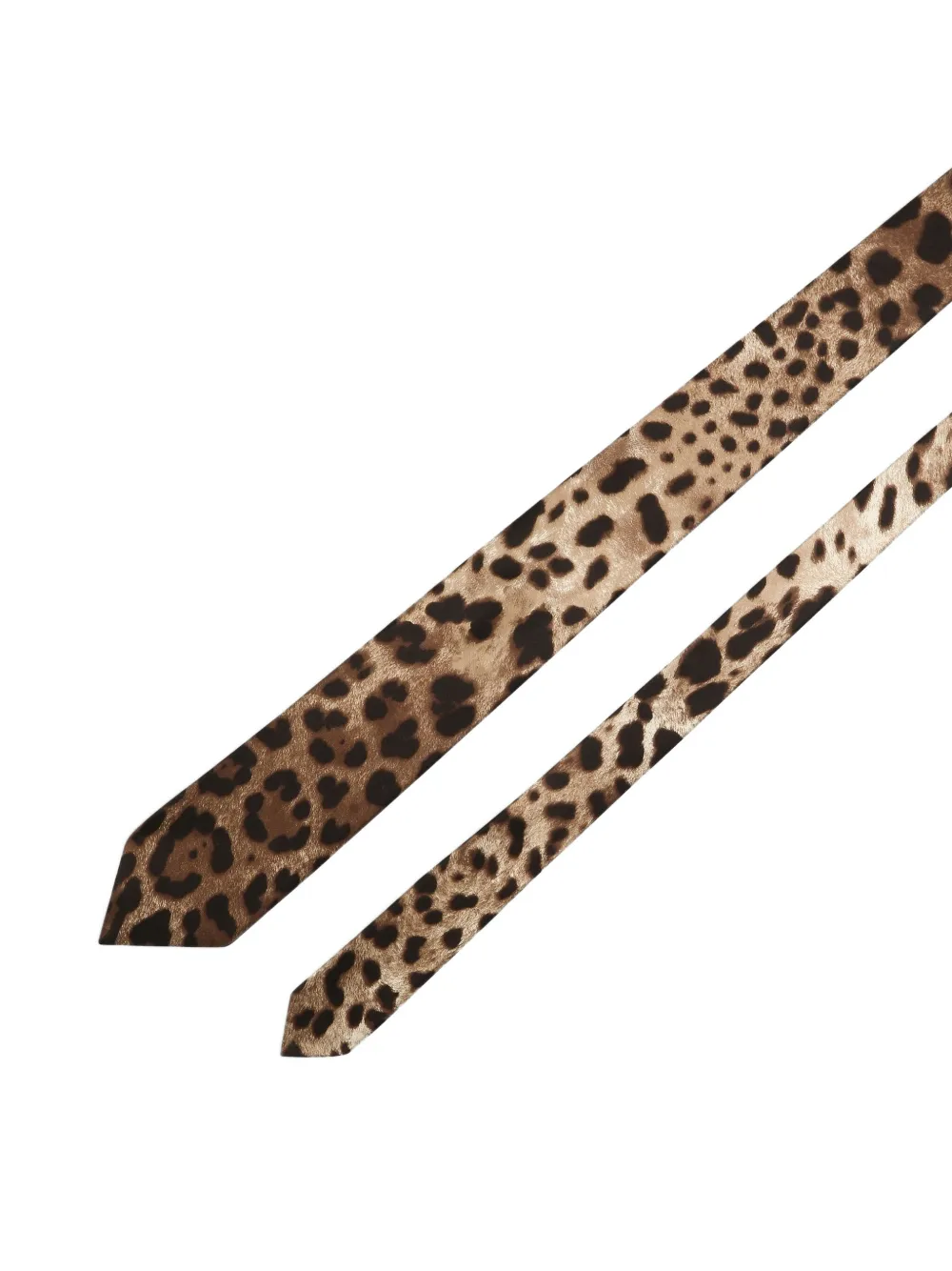 Dolce & Gabbana Zijden stropdas - Bruin