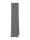 Dolce & Gabbana ribbed wool scarf - Grey