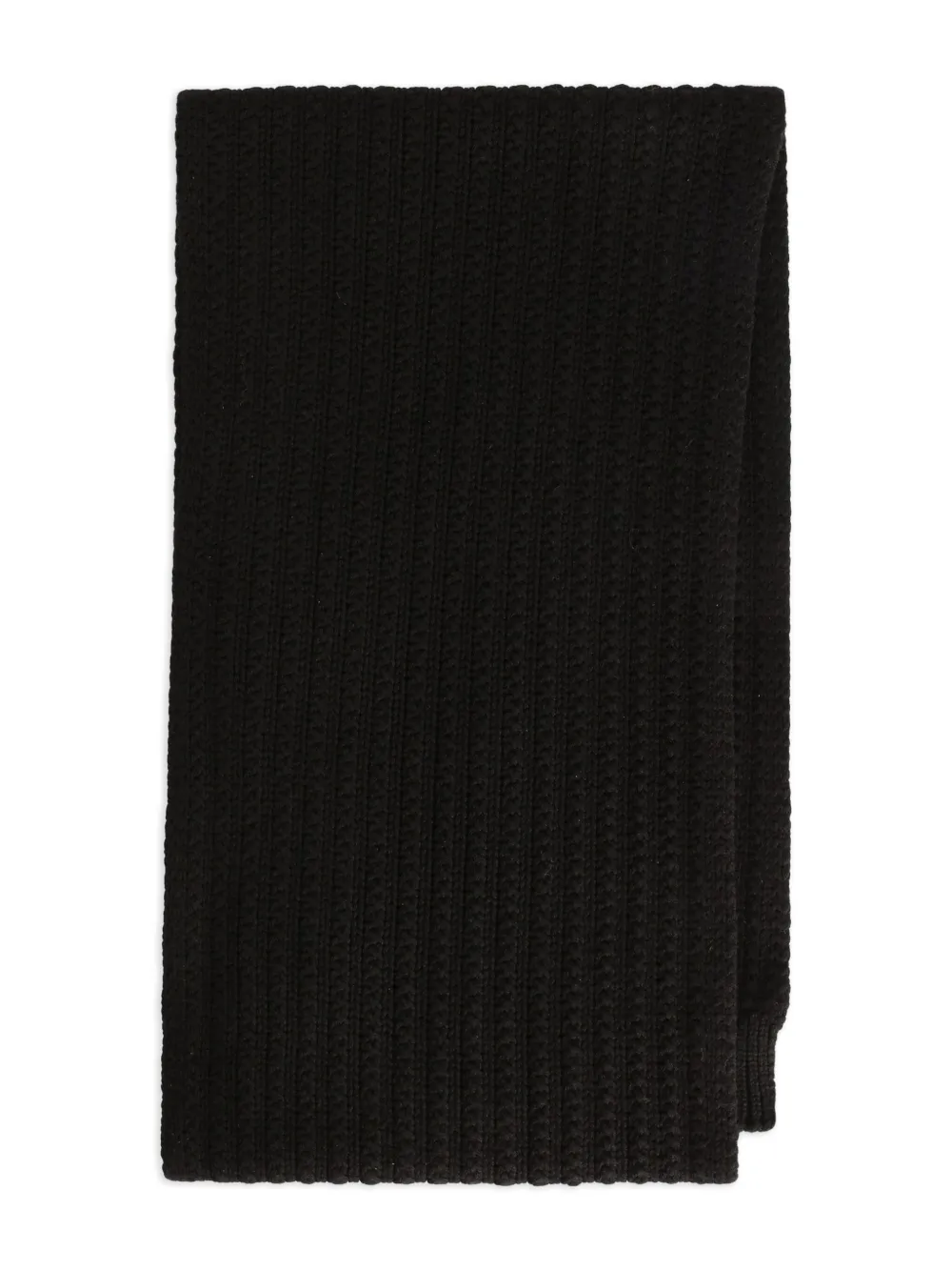 Dolce & Gabbana Ribgebreide sjaal - Zwart