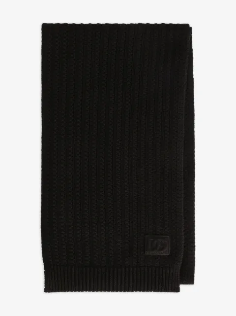 Dolce & Gabbana ribbed knit scarf