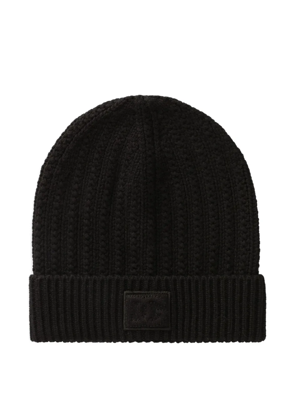 Dolce & Gabbana Ribgebreide muts Zwart