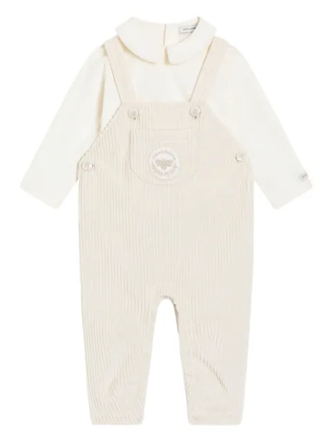 Dolce & Gabbana Kids corduroy dungaree set