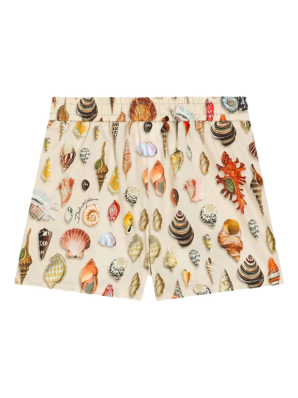 Dolce & Gabbana Kids Shorts met print - Beige
