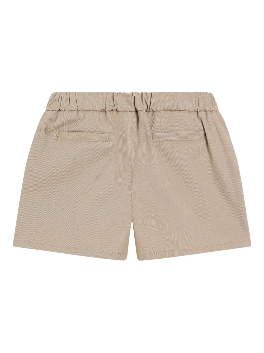Dolce & Gabbana Kids Shorts met logoplakkaat - Beige