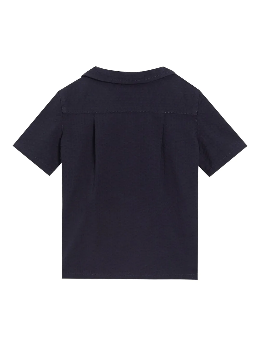 Dolce & Gabbana Kids embroidered-logo shortsleeved shirt Blauw