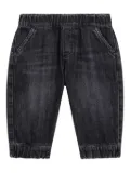 Dolce & Gabbana Kids elasticated-waist jeans - Black
