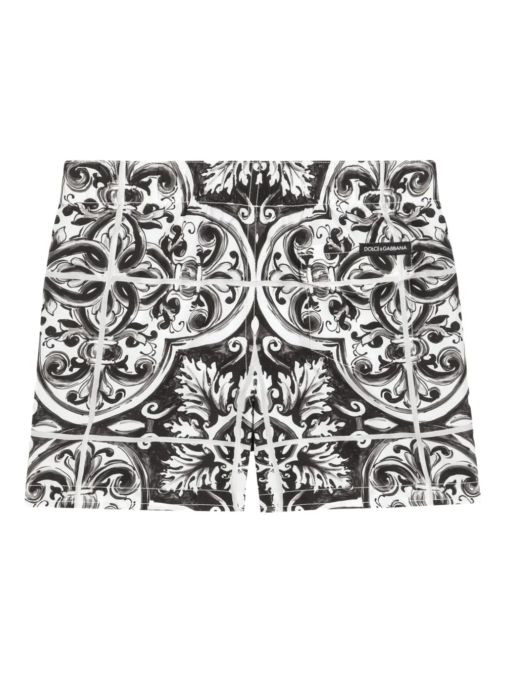Dolce & Gabbana Kids Zwembroek met print Zwart