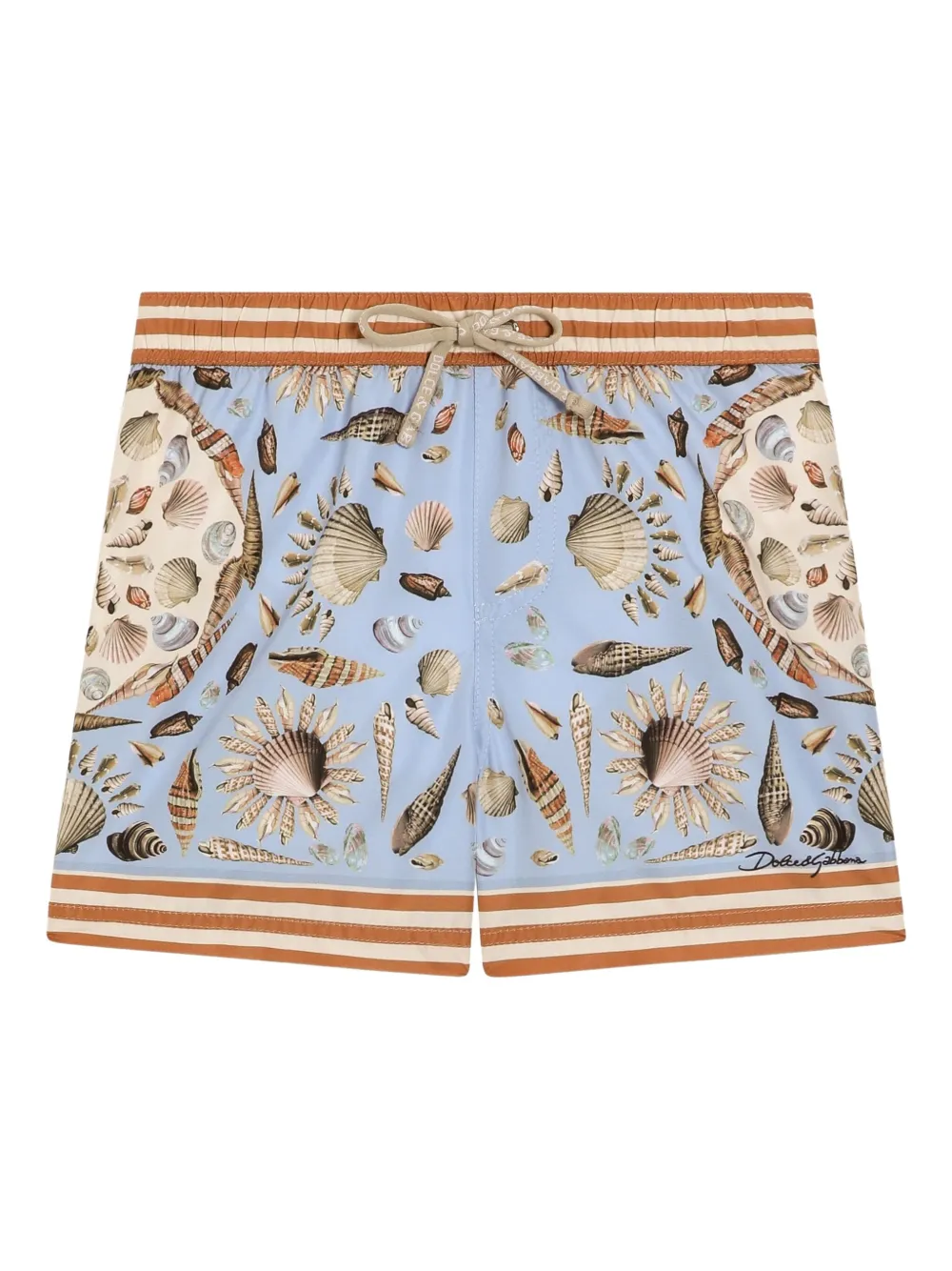 Dolce & Gabbana Kids Shorts met print Blauw