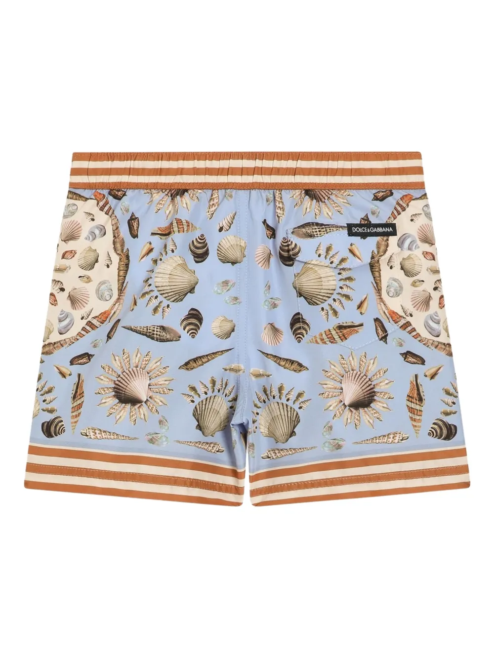 Dolce & Gabbana Kids Shorts met print - Blauw