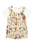 Dolce & Gabbana Kids printed shorties - Neutrals