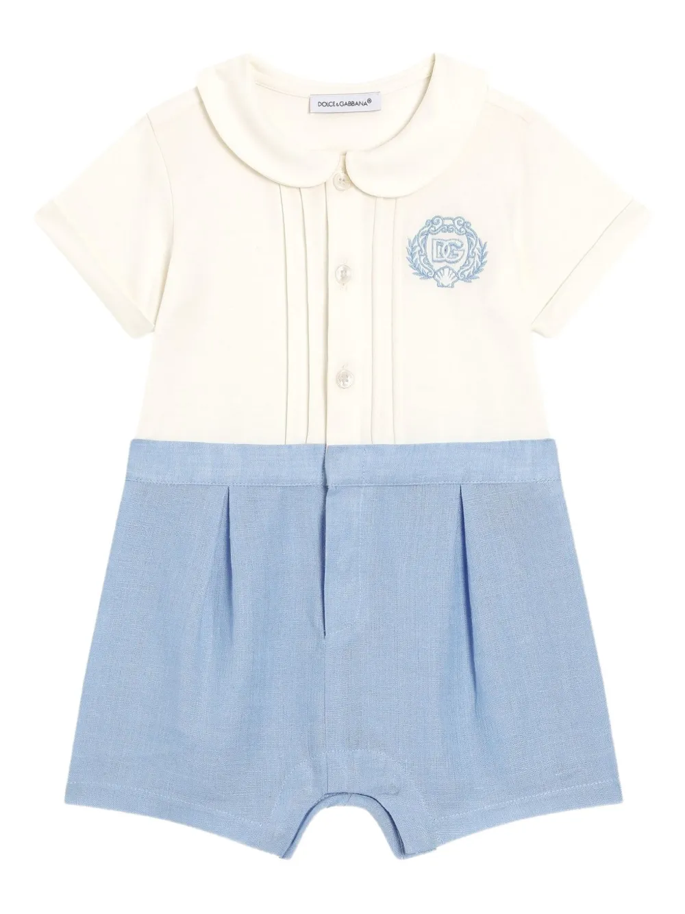 Dolce & Gabbana Kids Shorts met vlakken Wit