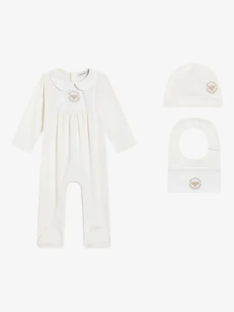 Dolce & Gabbana Kids embroidered-detail babygrow (set of three)