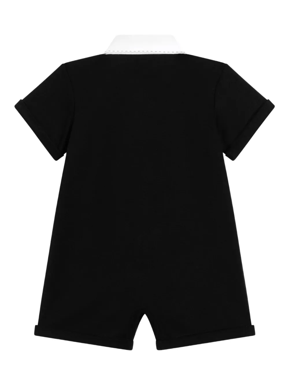 Dolce & Gabbana Kids Romper met korte mouwen Zwart