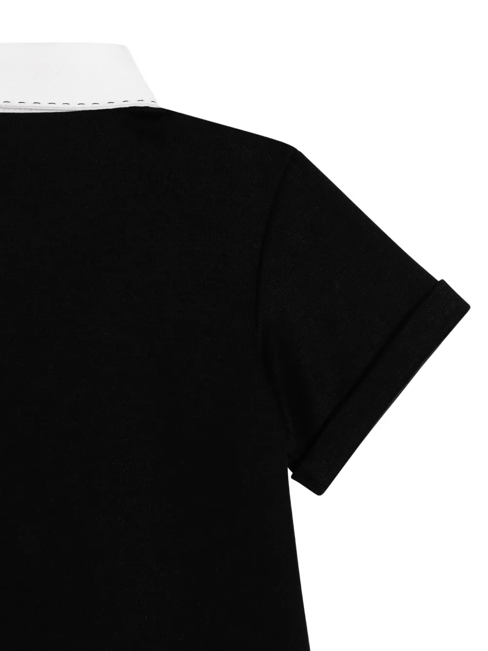 Dolce & Gabbana Kids Romper met korte mouwen Zwart