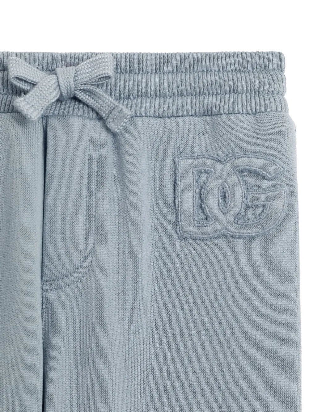 Dolce & Gabbana Kids Trainingsbroek met luipaardprint Blauw