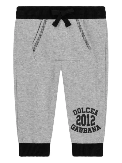 Dolce & Gabbana Kids logo-print cotton pants