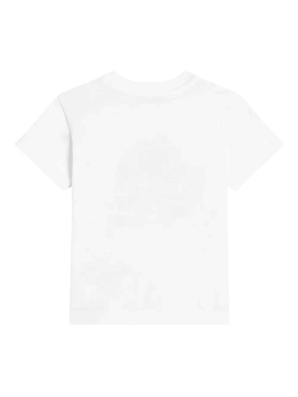 Dolce & Gabbana Kids Katoenen T-shirt met logoprint Wit