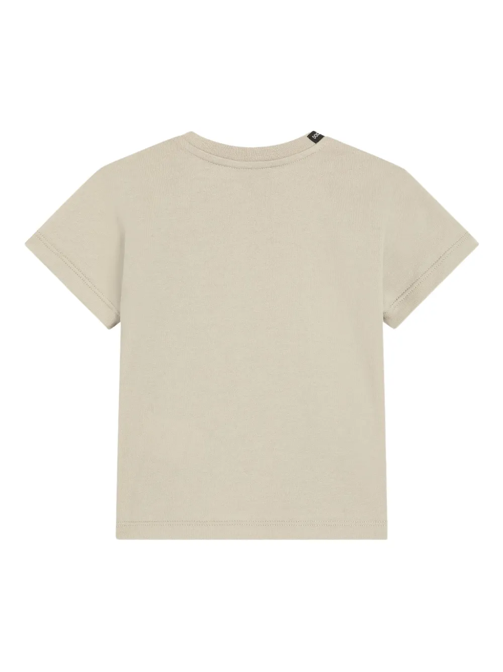 Dolce & Gabbana Kids T-shirt met grafische print Beige