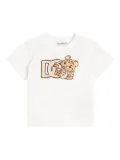 Dolce & Gabbana Kids leopard-graphic T-shirt - White