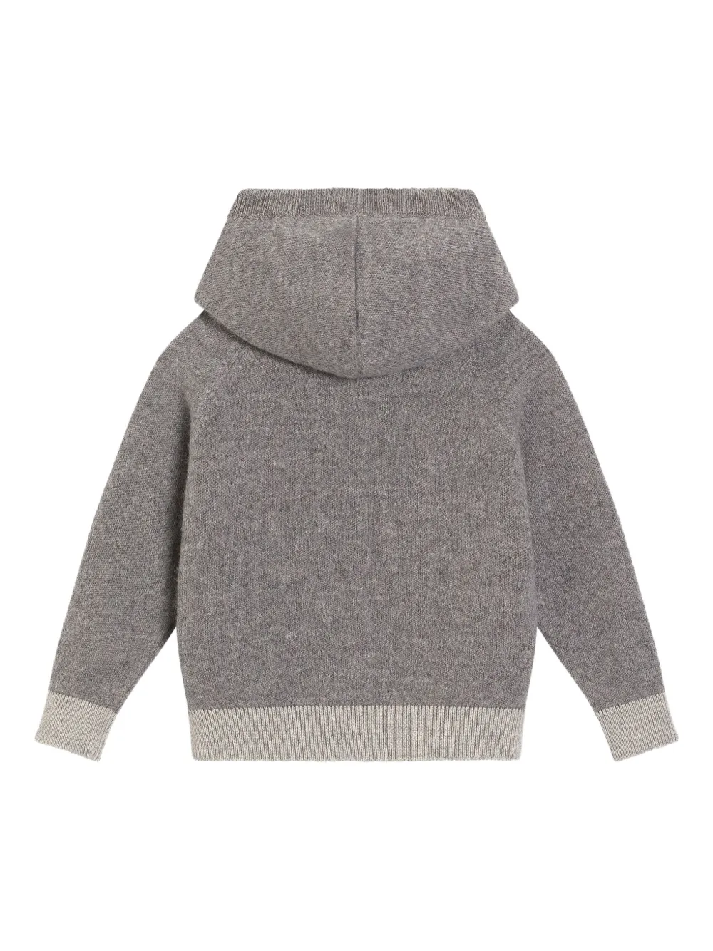 Dolce & Gabbana Kids Vest met capuchon en rits Grijs