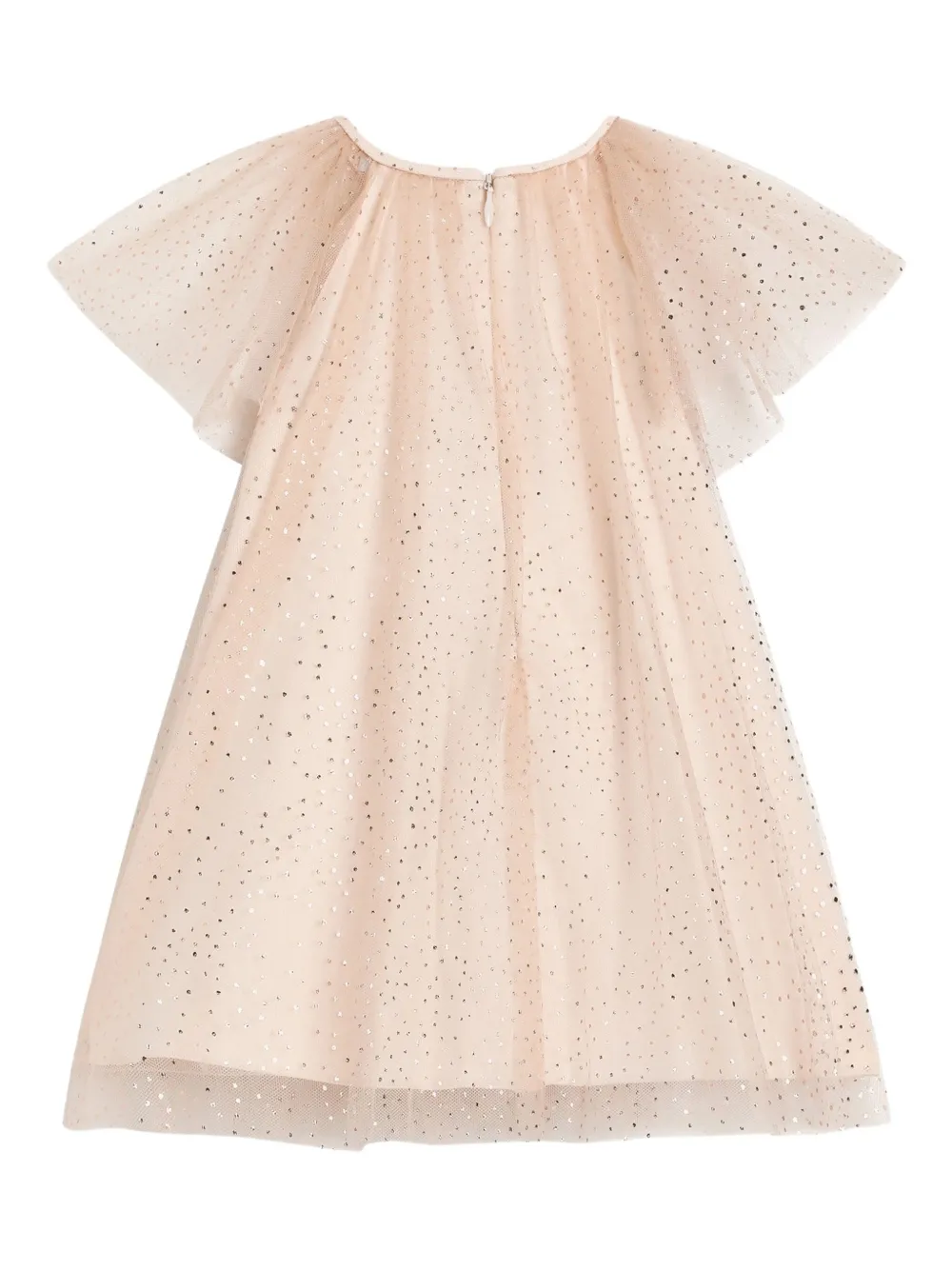Dolce & Gabbana Kids Sparkly tulen jurk Roze