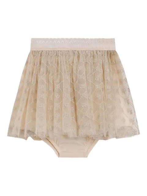 Dolce & Gabbana Kids تنورة تول مطرزة
