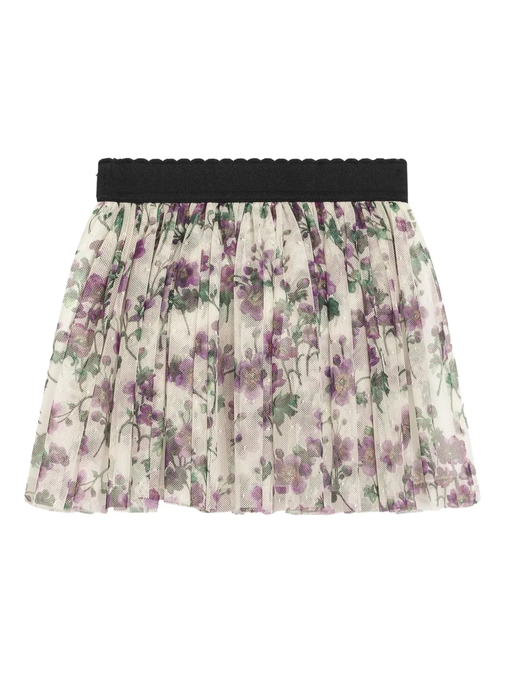 Dolce & Gabbana Kids Plooirok met bloemenprint - Veelkleurig
