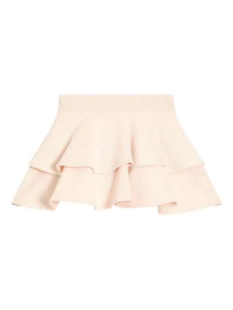 Dolce & Gabbana Kids falda tejida con doble volante