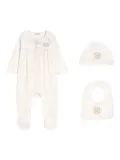 Dolce & Gabbana Kids ruffled-collar babygrow (set of three) - White