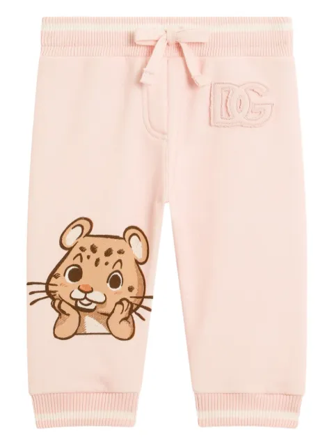 Dolce & Gabbana Kids Leopard-print track pants