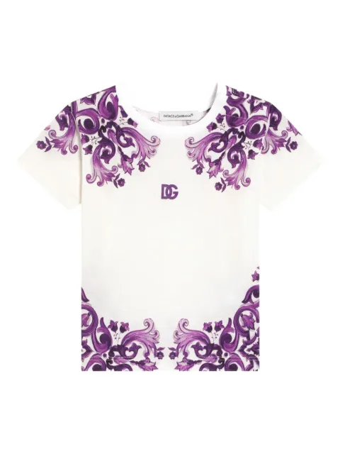 Dolce & Gabbana Kids Majolica-print T-shirt 